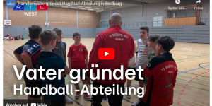Handbal beim TV Bedburg Maik Cohrs bringt den Handball wieder nach Bedburg